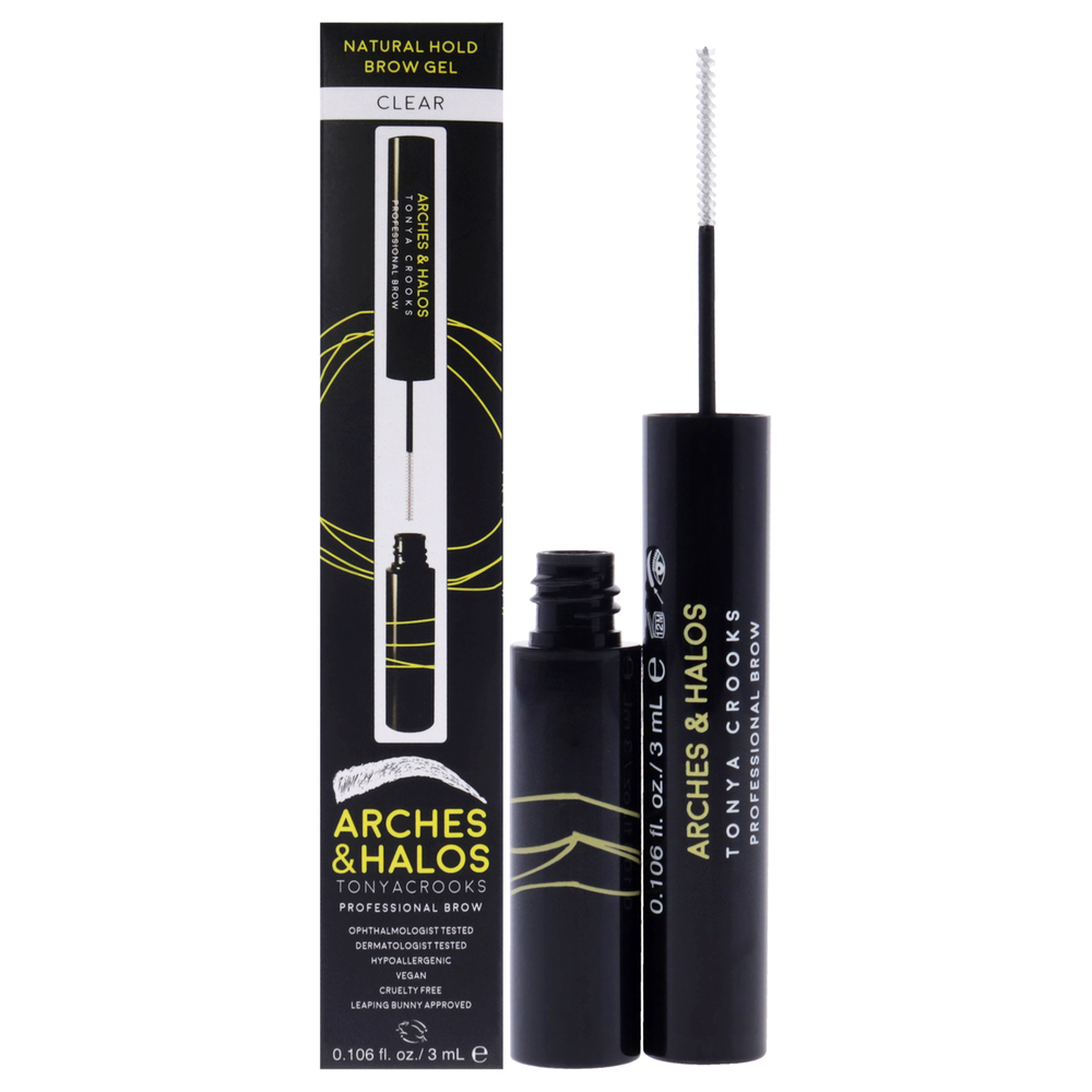 Natural Hold Brow Gel - Clear by Arches and Halos for Women - 0.106 oz Gel